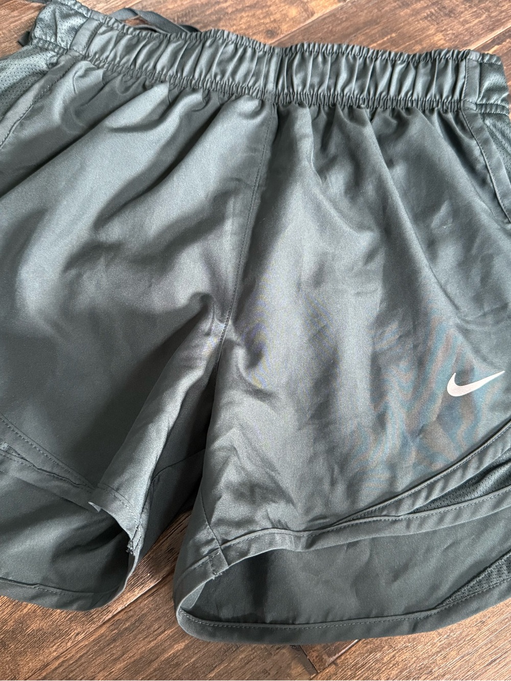 Nike Men’s Dark Olive Green Dri-FIT Athletic Shorts